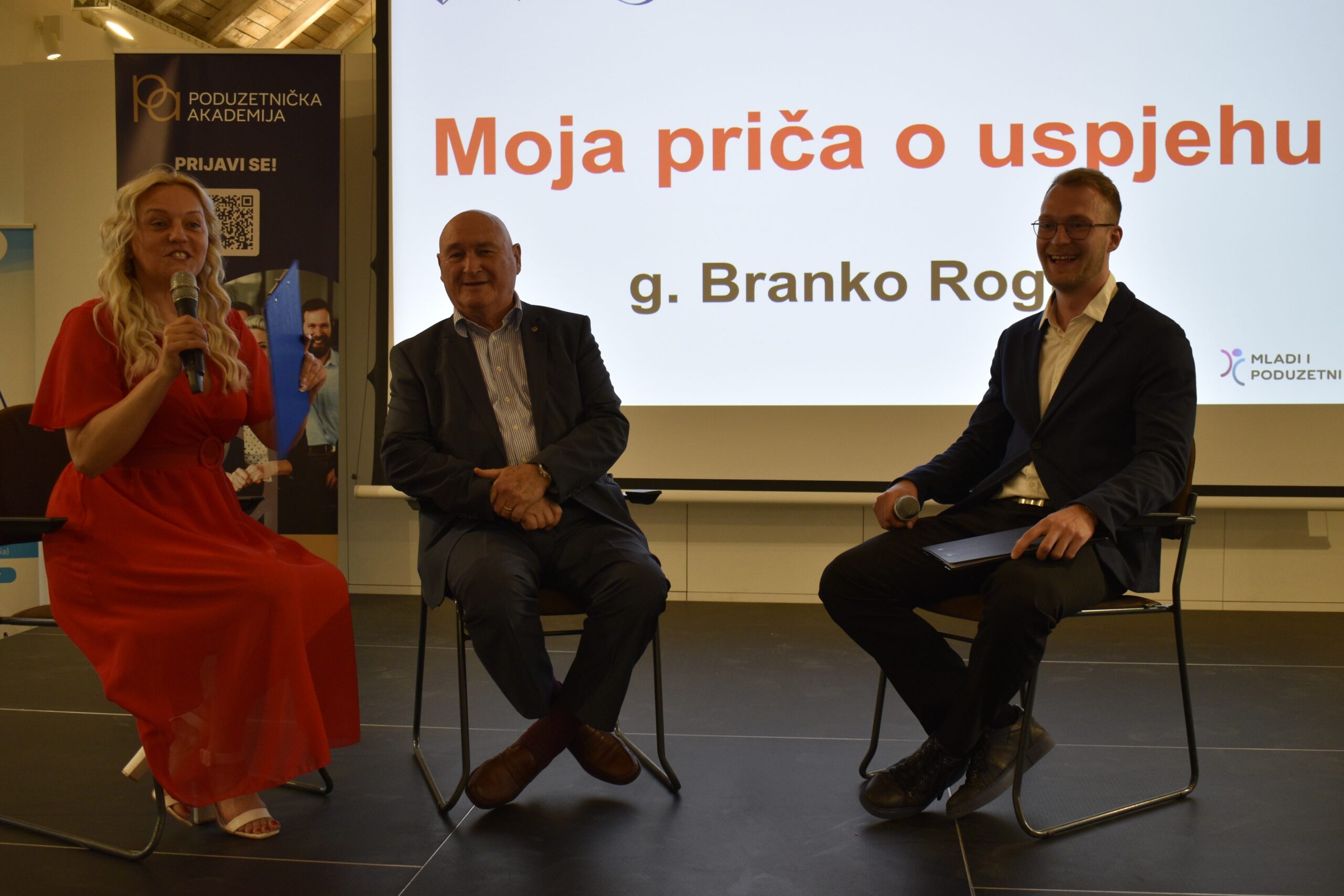 Branko Roglić na pozornici